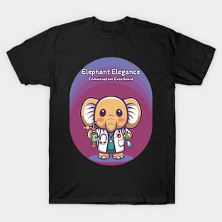 Elephant Elegance, conversation excellence, Elephant T-Shirt